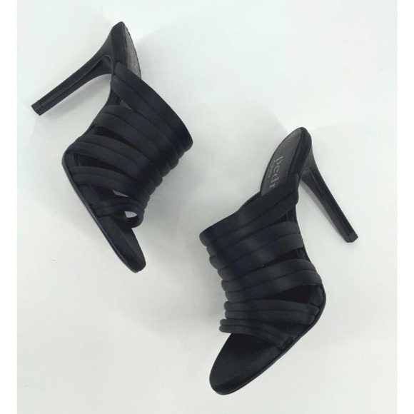 Pedro Garcia Shoes - Pedro Garcia Heels Black Satin Stiletto Sz 7 37 NEW NWOB N22
